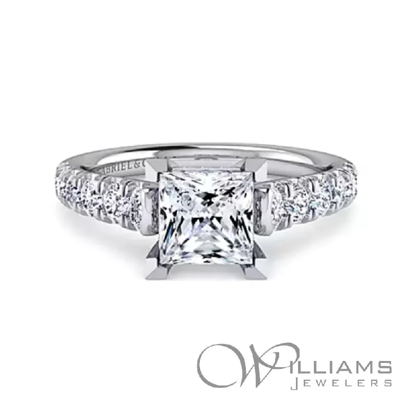 Gabriel & Co. Classic 14 Karat Diamond Engagement Ring