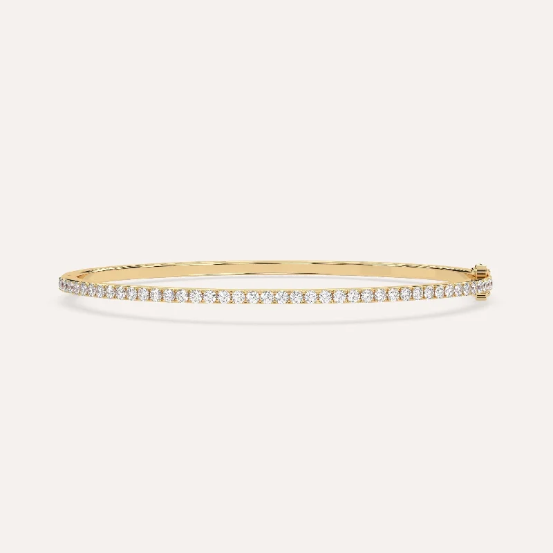 1 1/2 carat Pave, Bangle Diamond Bracelet