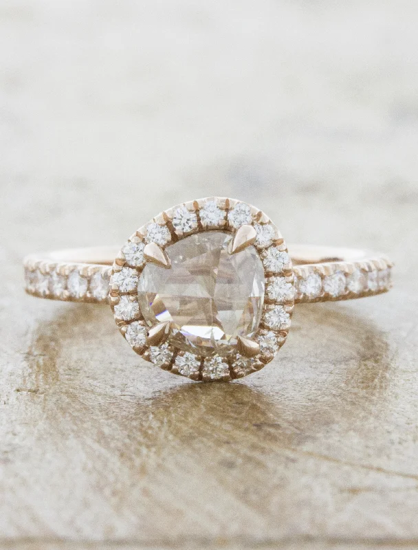 Alix - 1.05ct Rustic Light Cognac Diamond