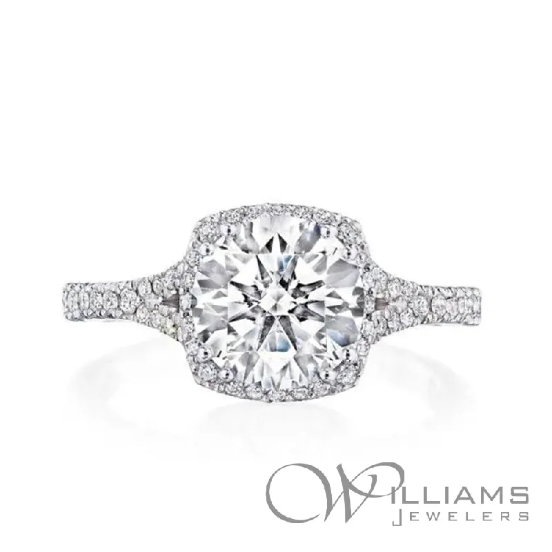 Tacori Dantela 18 Karat Diamond Engagement Ring