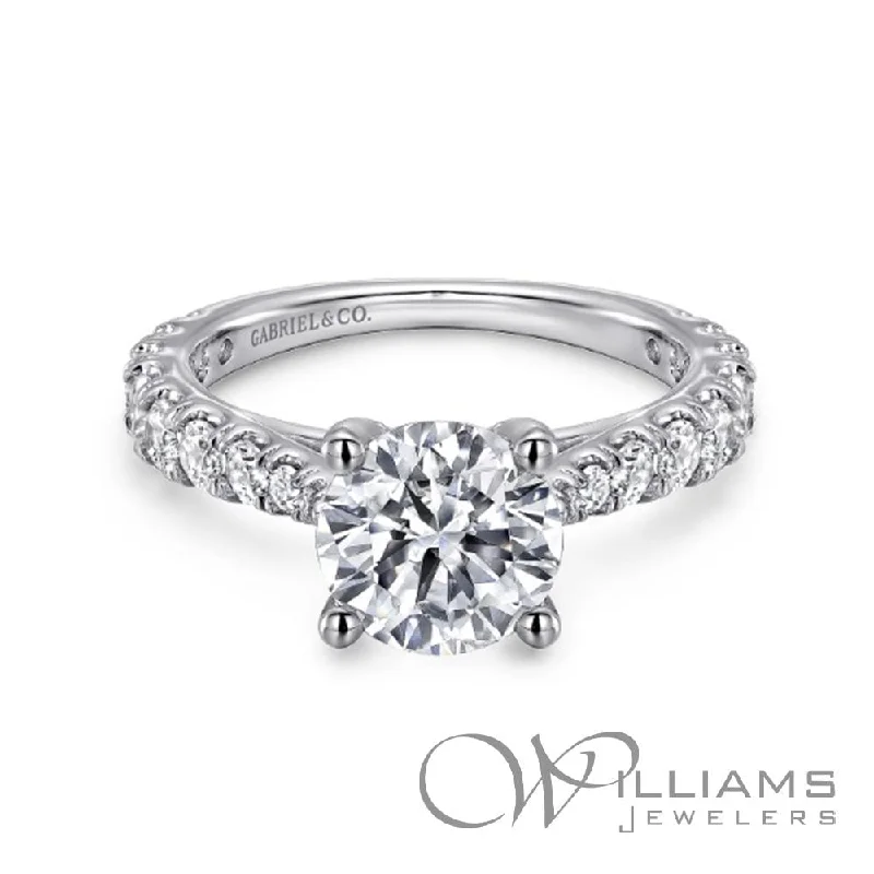 Gabriel & Co. Classics 14 Karat Diamond Engagement Ring