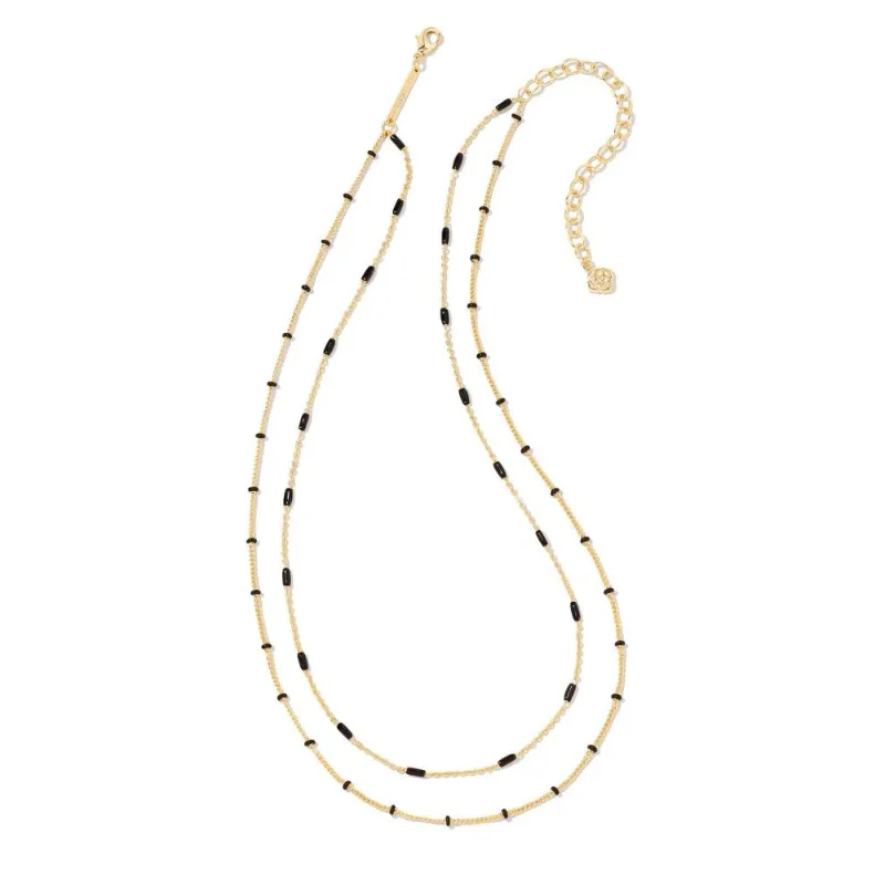 Kendra Scott | Dottie Multi Strand Necklace in Black