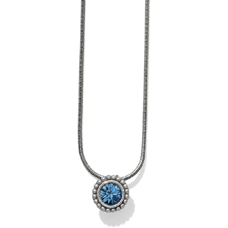 Brighton | Twinkle Crystal Pendant Necklace in Sapphire