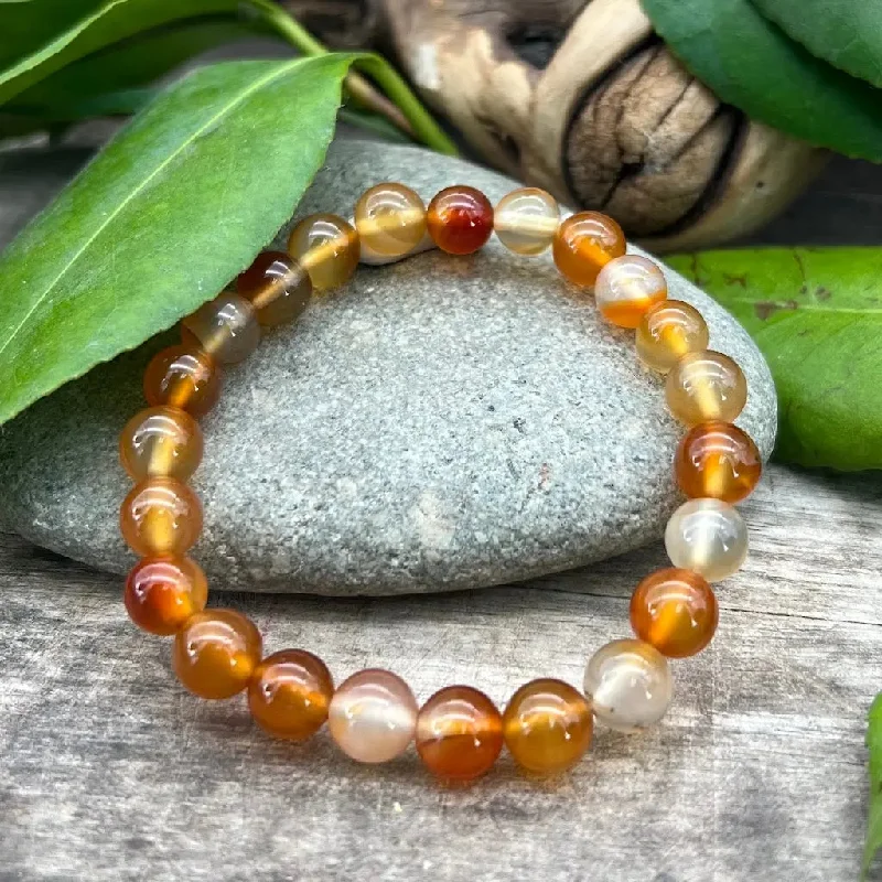 Carnelian Bracelet - 8mm