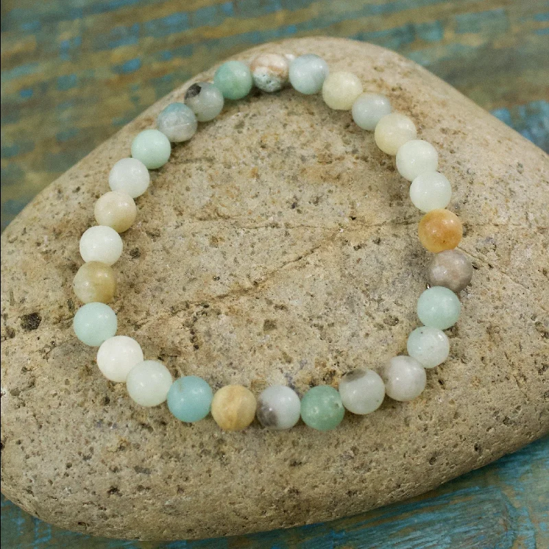 Mixed Amazonite Bracelet - 6mm