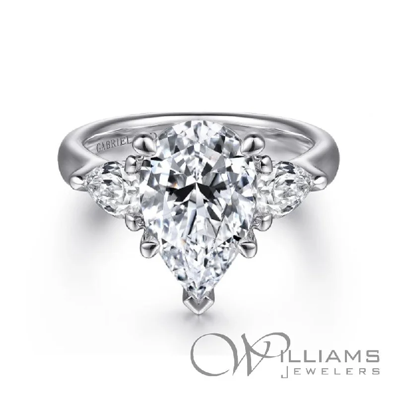 Gabriel & Co. Classics 18 Karat Diamond Engagement Ring