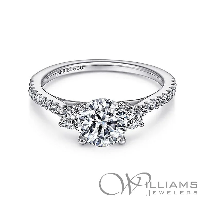 Gabriel & Co. Classics 14 Karat Diamond Engagement Ring