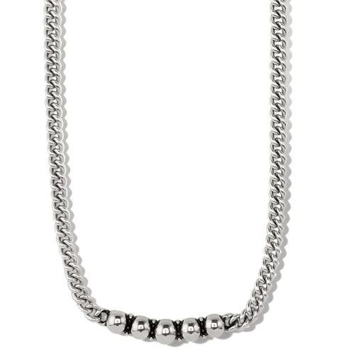 Brighton | Pretty Tough Chain Collar Necklace in Silver Tone