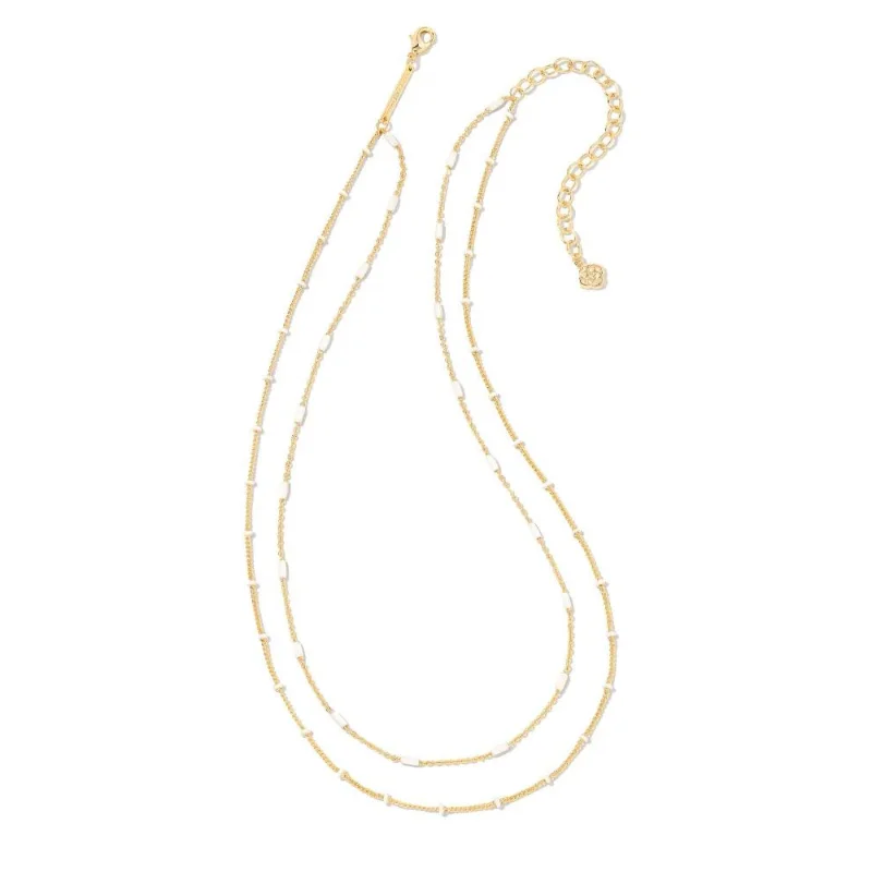 Kendra Scott | Dottie Multi Strand Necklace in White