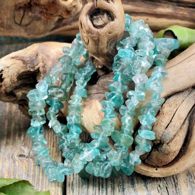 Pale Apatite Chip Bracelet