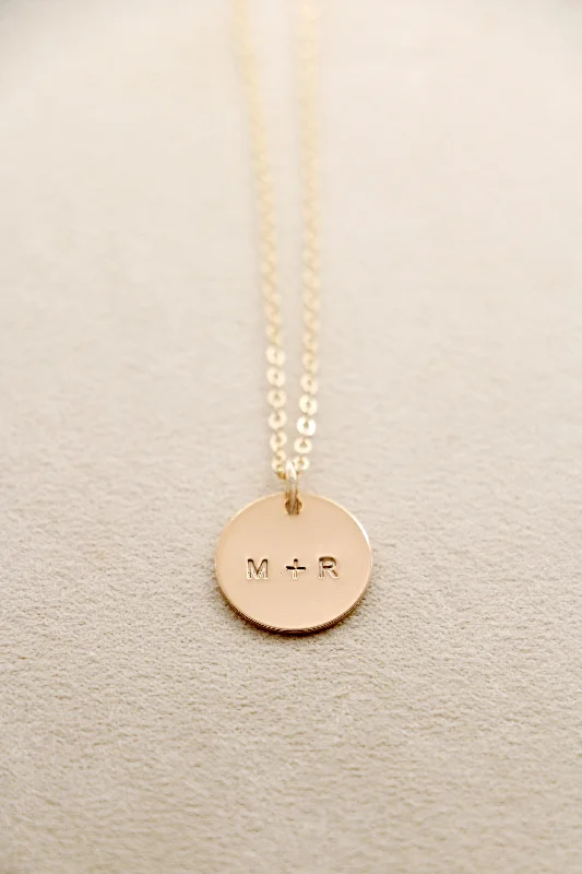 classic name necklace {silver + gold}