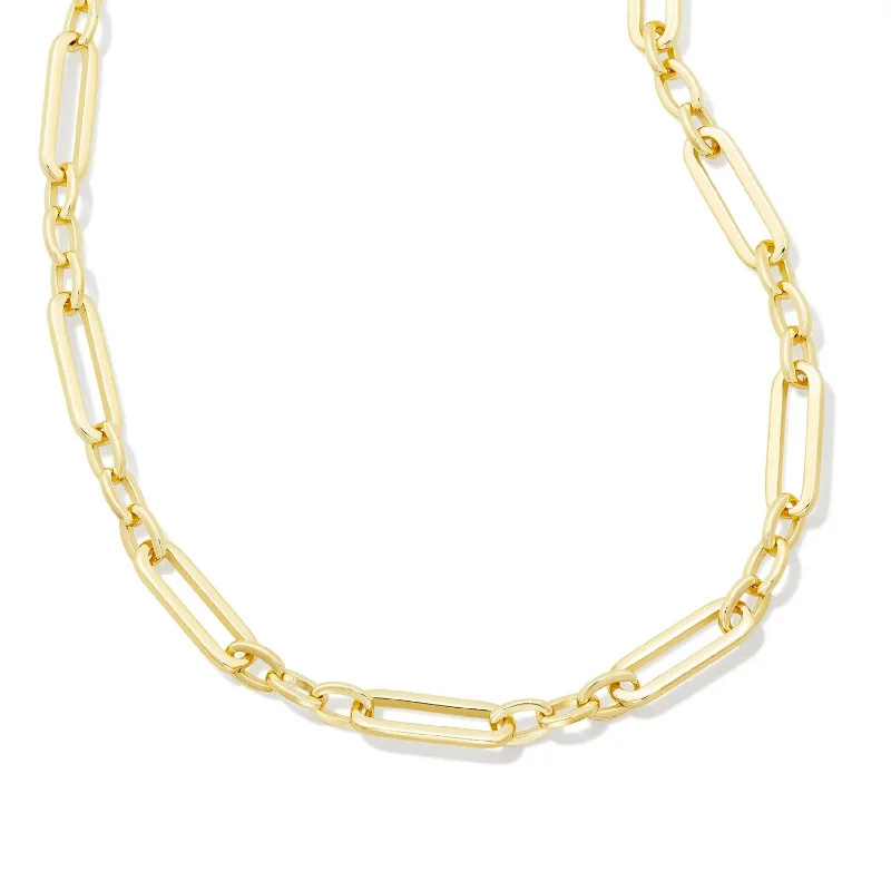 Kendra Scott | Heather Link and Chain Necklace in Gold