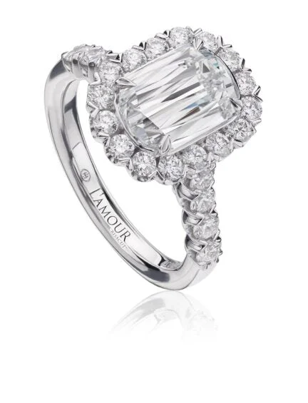 L’Amour Crisscut® Diamond Engagement Ring