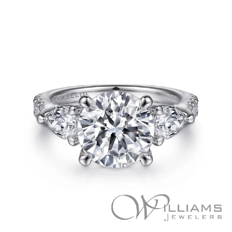 Gabriel & Co. Classics 18 Karat Diamond Engagement Ring