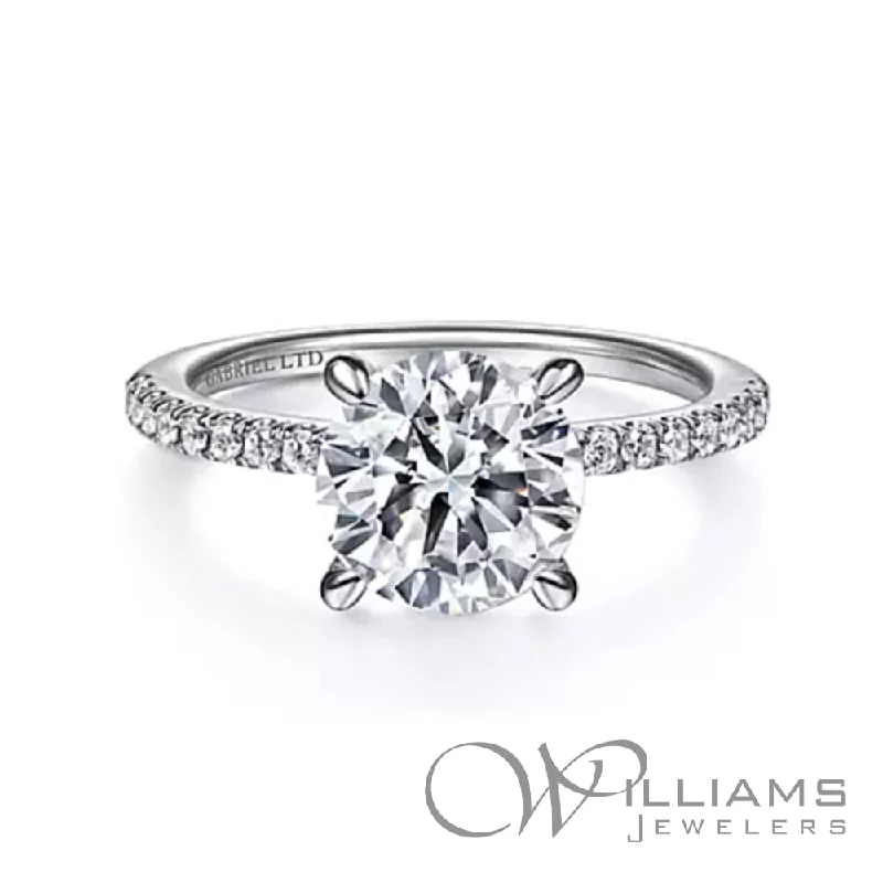 Gabriel & Co. Classic 14 Karat Diamond Engagement Ring