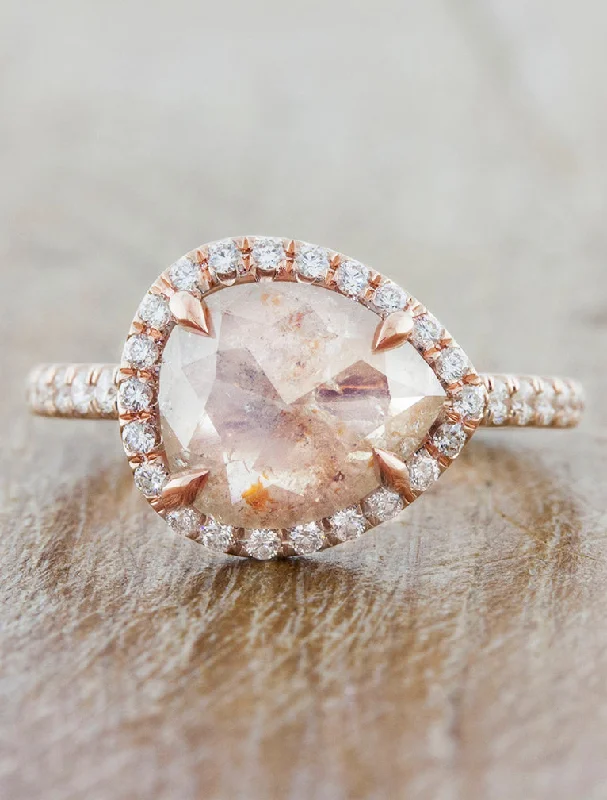 Audrix Rustic Light Pink Diamond