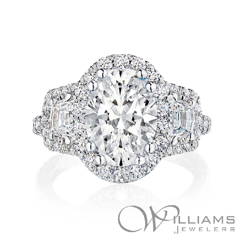 Tacori RoyalT Plat Diamond Engagement Ring