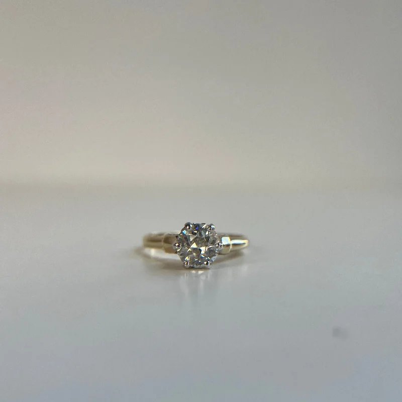 Diamond Solitaire Engagement Ring 1.04 ct