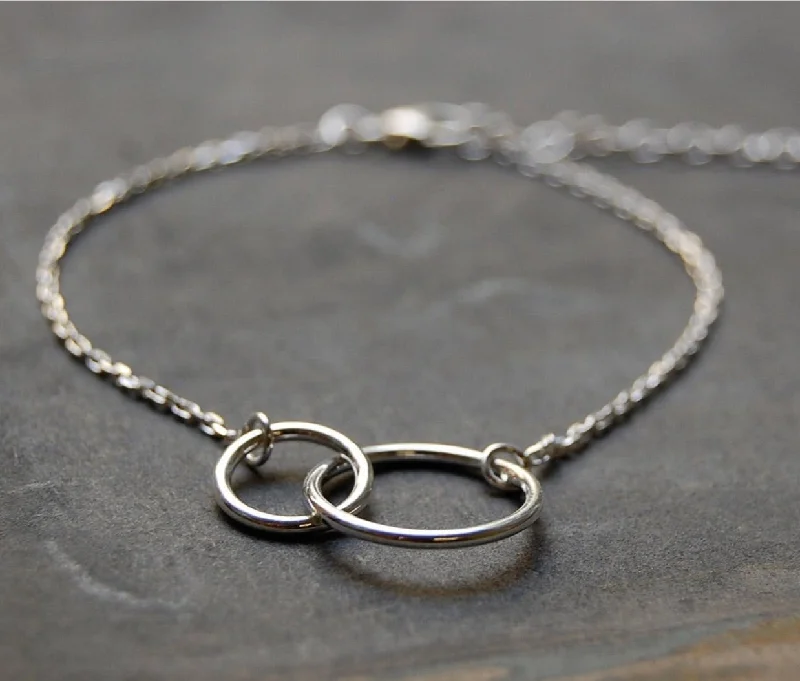 'Two-rings' bracelet | 925 Silver