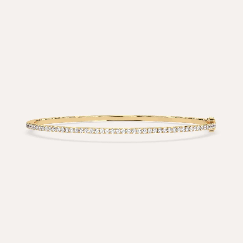 1 carat Pave, Bangle Diamond Bracelet