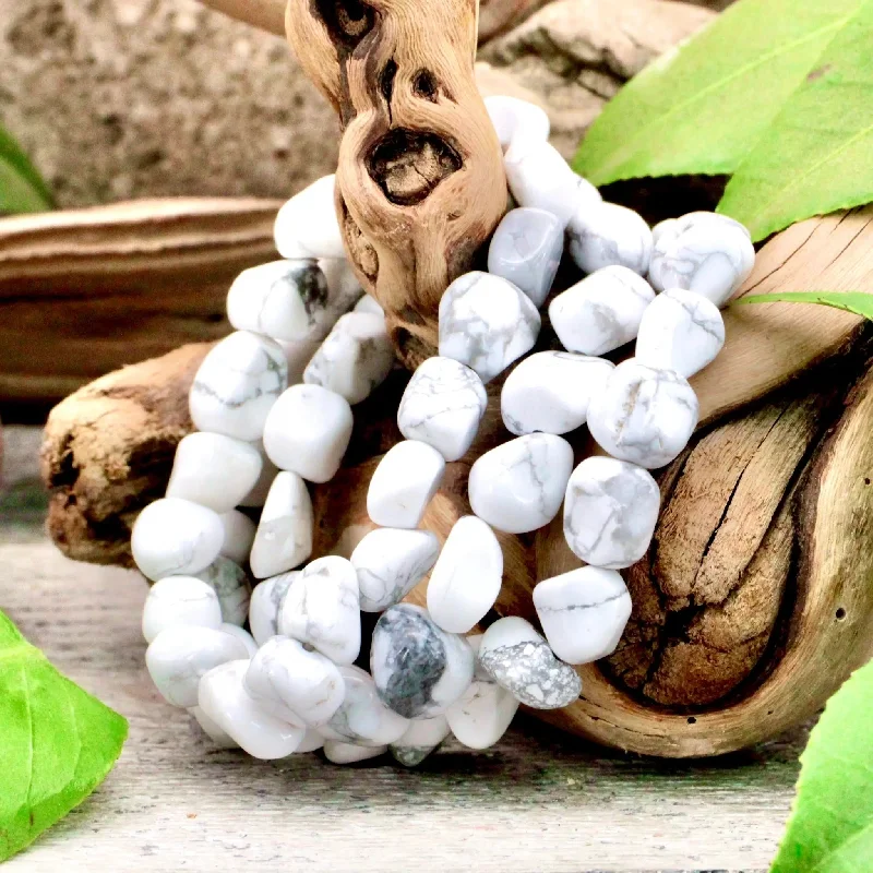 Howlite Tumbled Bracelet