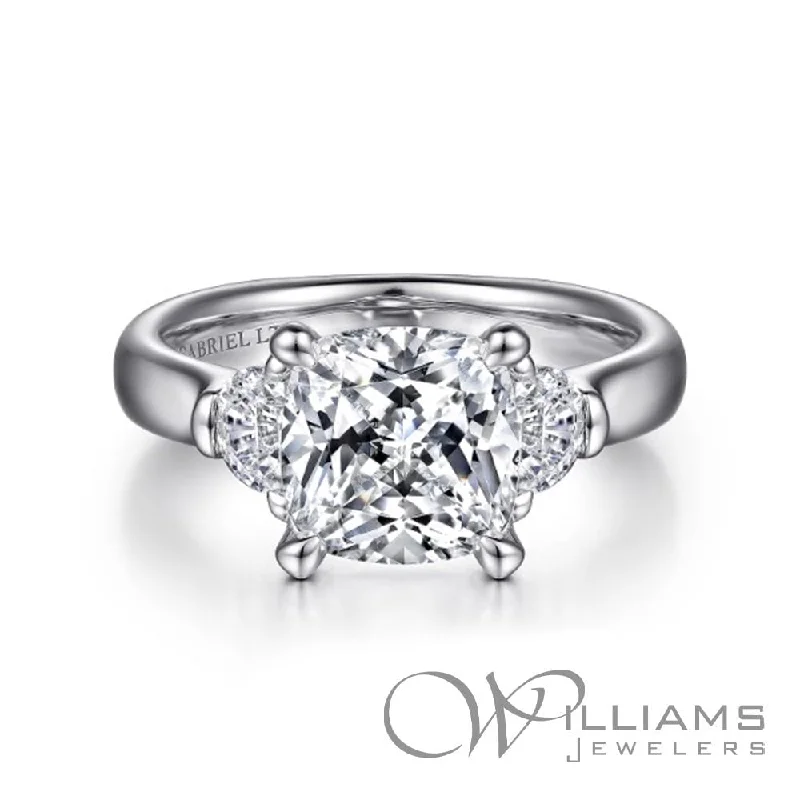 Gabriel & Co. Classics 18 Karat Diamond Engagement Ring