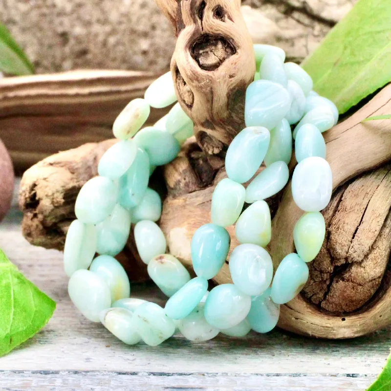 Amazonite Pebble Bracelet