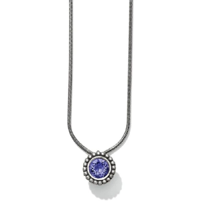 Brighton | Twinkle Crystal Pendant Necklace in Tanzanite