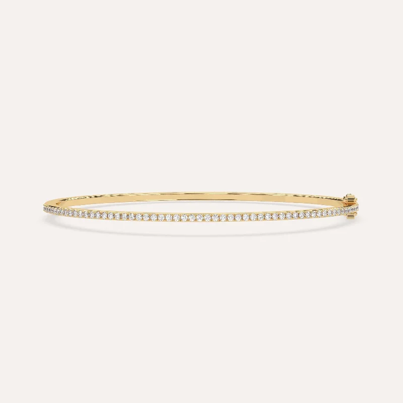 1/2 carat Pave, Bangle Diamond Bracelet