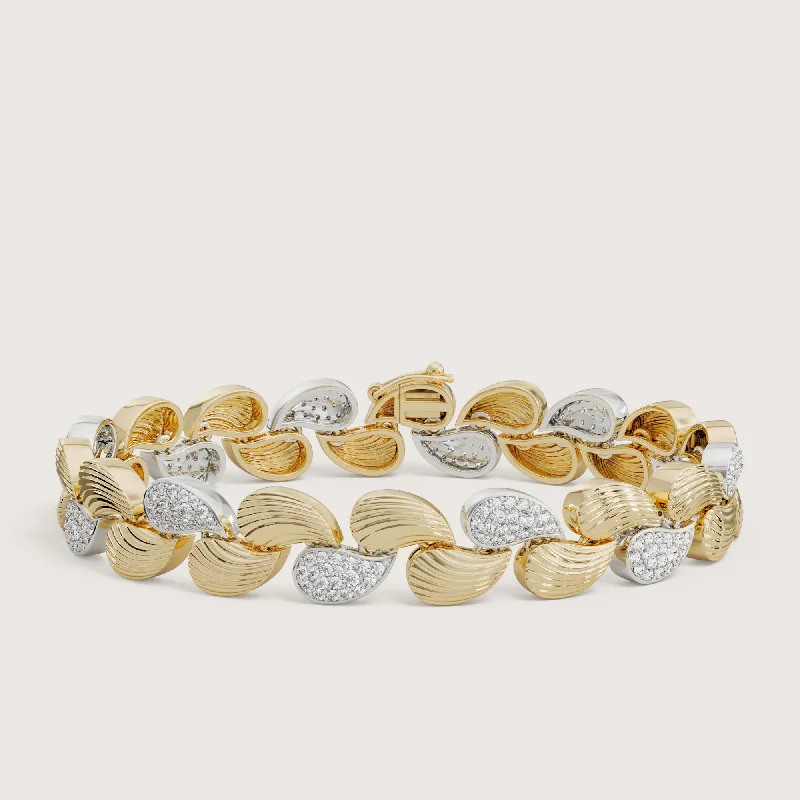 Sea Petal Diamond Bracelet