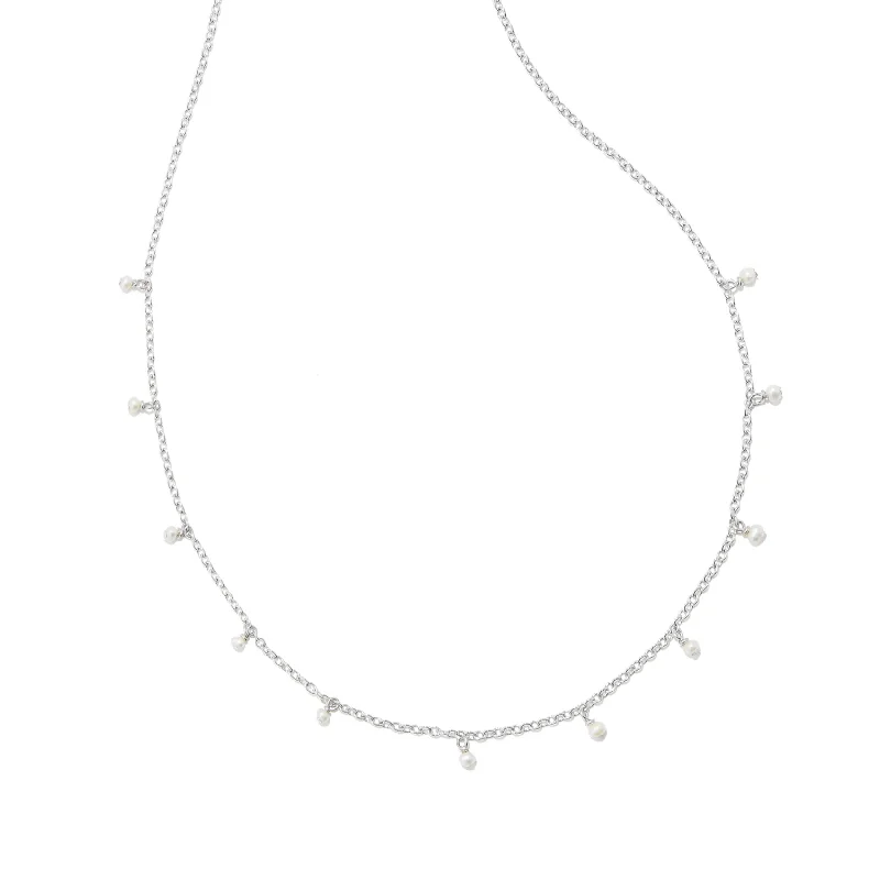 Kendra Scott |Willa Silver Pearl Strand Necklace in White Pearl