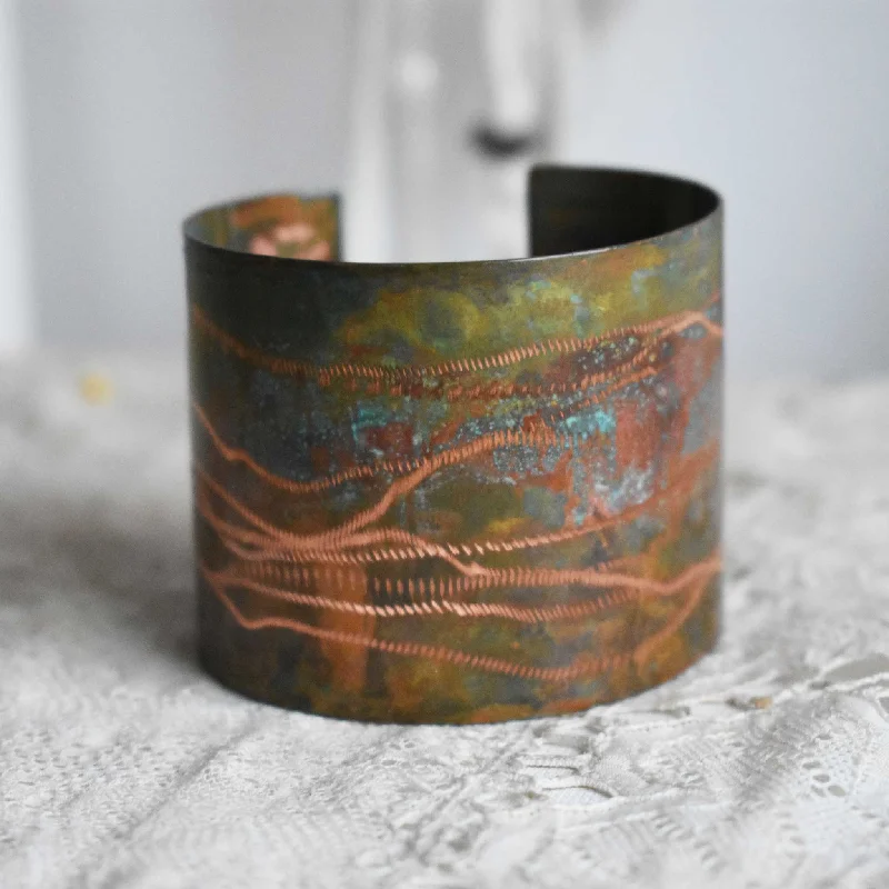 Argentine cuff | Oxidized copper