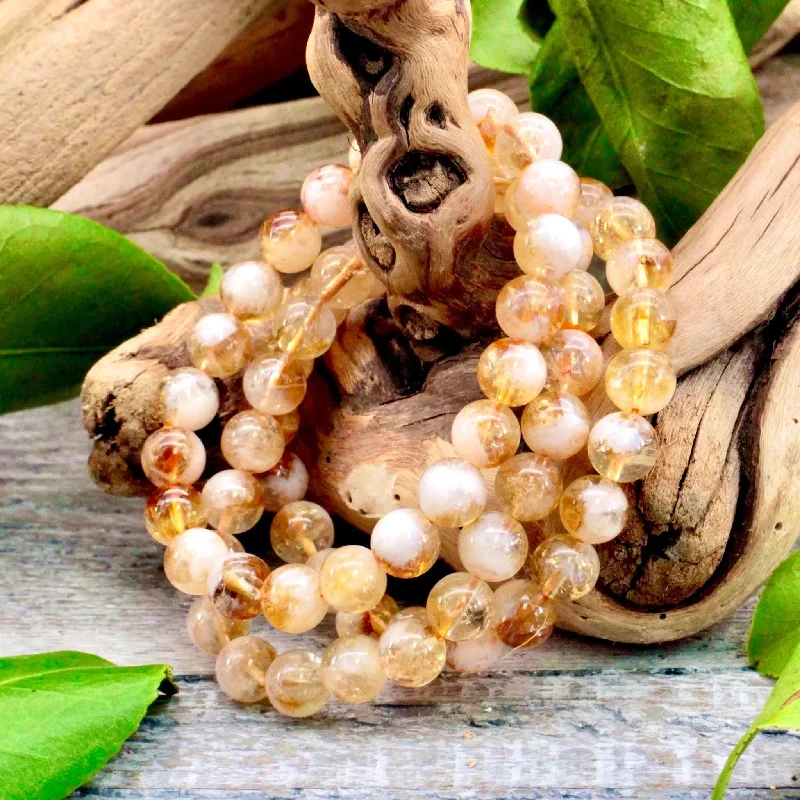 Citrine Bracelet, 8mm