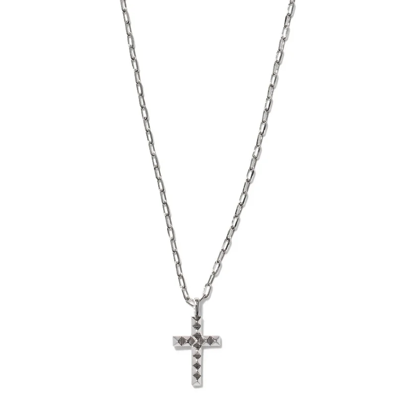 Kendra Scott | Jada Cross Short Pendant Necklace in Silver