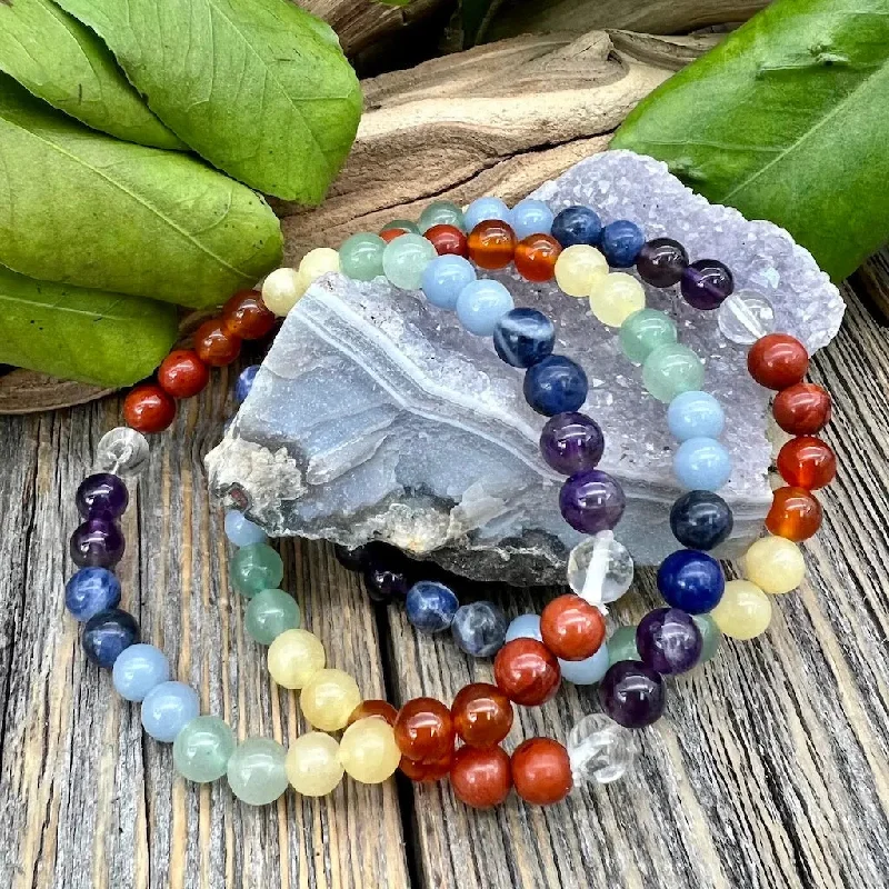 Chakra Bracelet with Quartz